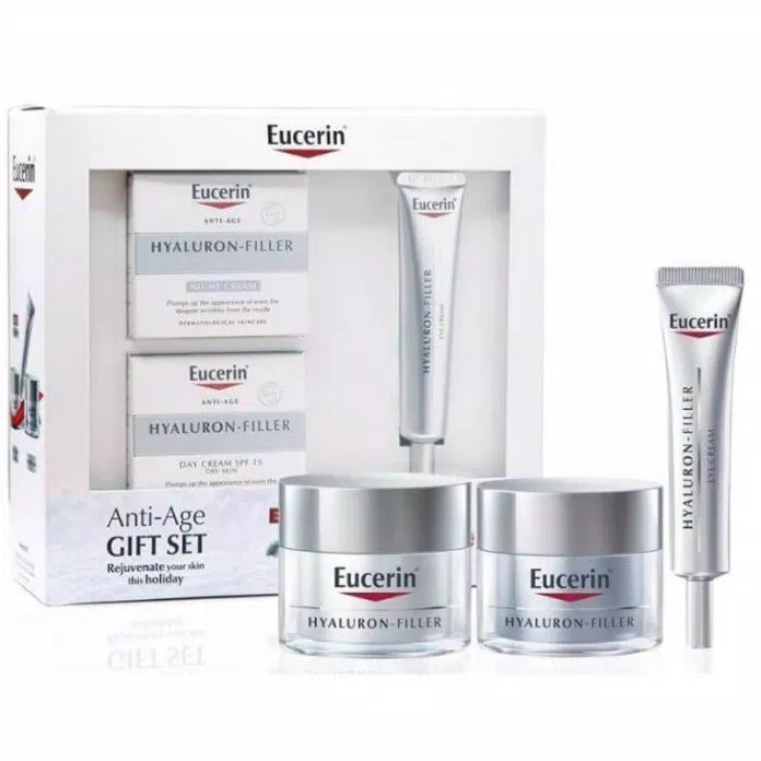 Bộ dưỡng da Eucerin Hyaluron Filler dành cho da lão hóa - Giải pháp trị nếp nhăn tiên tiến. (Nguồn: Internet)