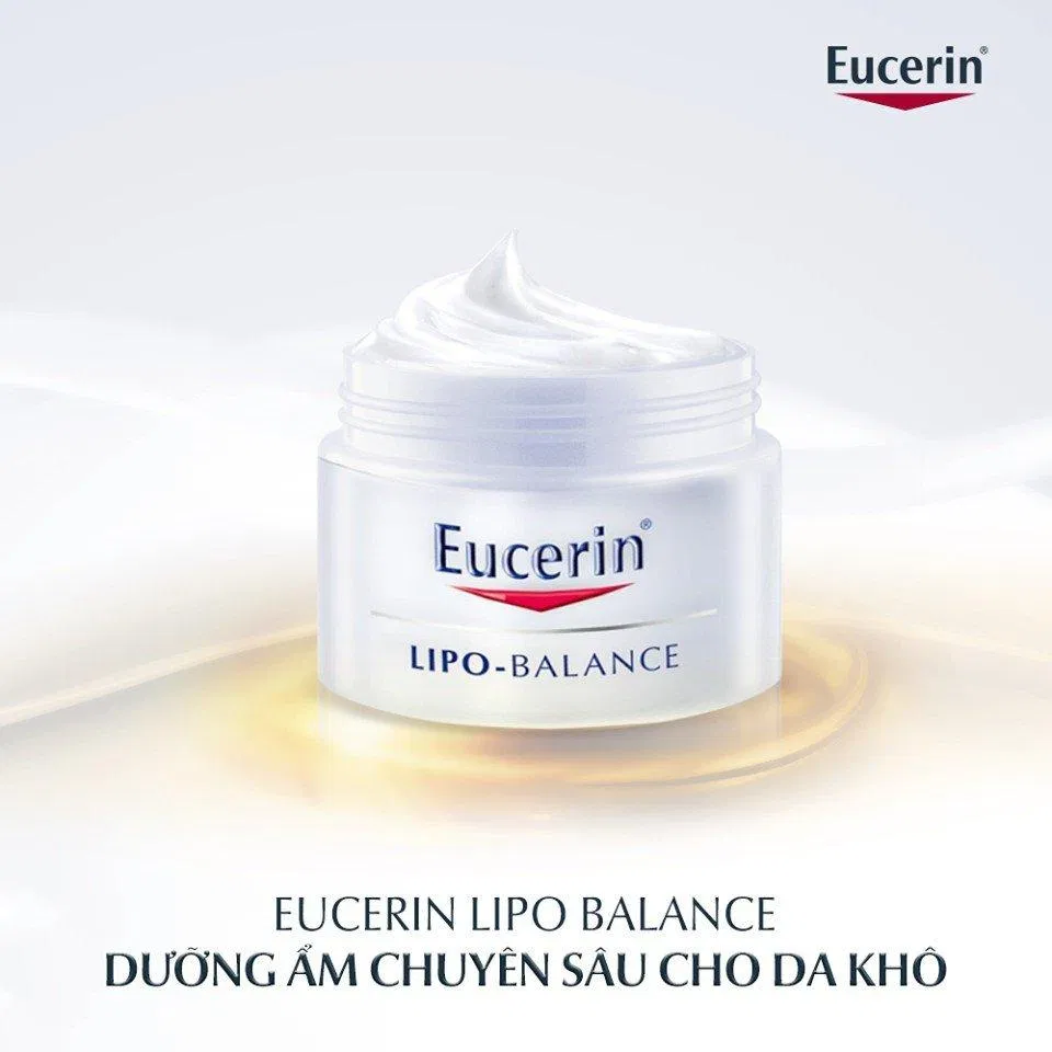 Kem dưỡng ẩm Eucerin Lip Balance chuyên dưỡng ẩm sâu cho da khô nhạy cảm. (Nguồn: Internet)