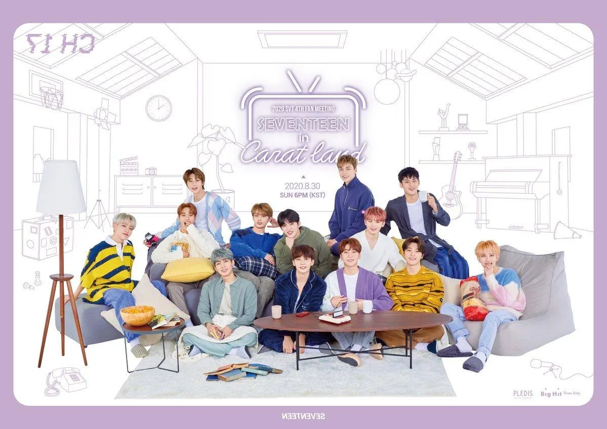 Fanmeeting online "CARATLAND" của SEVENTEEN (Nguồn: Internet)