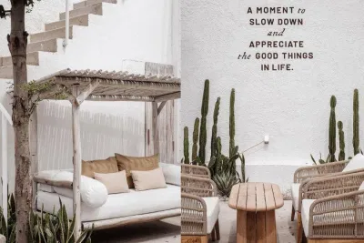Không gian bên ngoài được mọi người yêu thích khi đến (ảnh: Instagram @