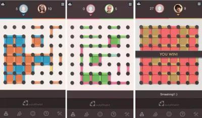 Game Dots and Boxes cực thú vị dành cho 2 người. Nguồn: Interent Game Dots and Boxes cực thú vị dành cho 2 người. Nguồn: Interent