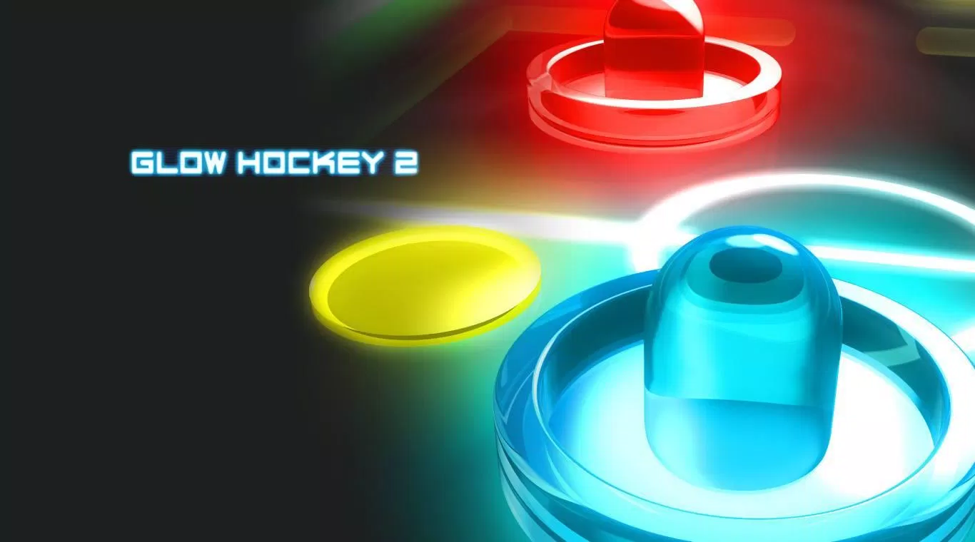 Tựa game 2 người Glow Hockey dành cho điện thoại iOS và Android. Nguồn: Interent