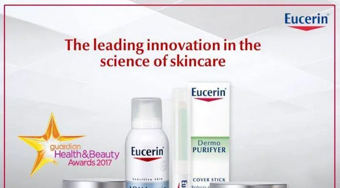 Mỹ phẩm Eucerin là thương hiệu đi đầu về cải tiến khoa học trong việc dưỡng da, được công nhận vởi Guardian Health&Beauty Awards 2017. (Nguồn: Internet) Mỹ phẩm Eucerin là thương hiệu đi đầu về cải tiến khoa học trong việc dưỡng da, được công nhận vởi Guardian Health&Beauty Awards 2017. (Nguồn: Internet)