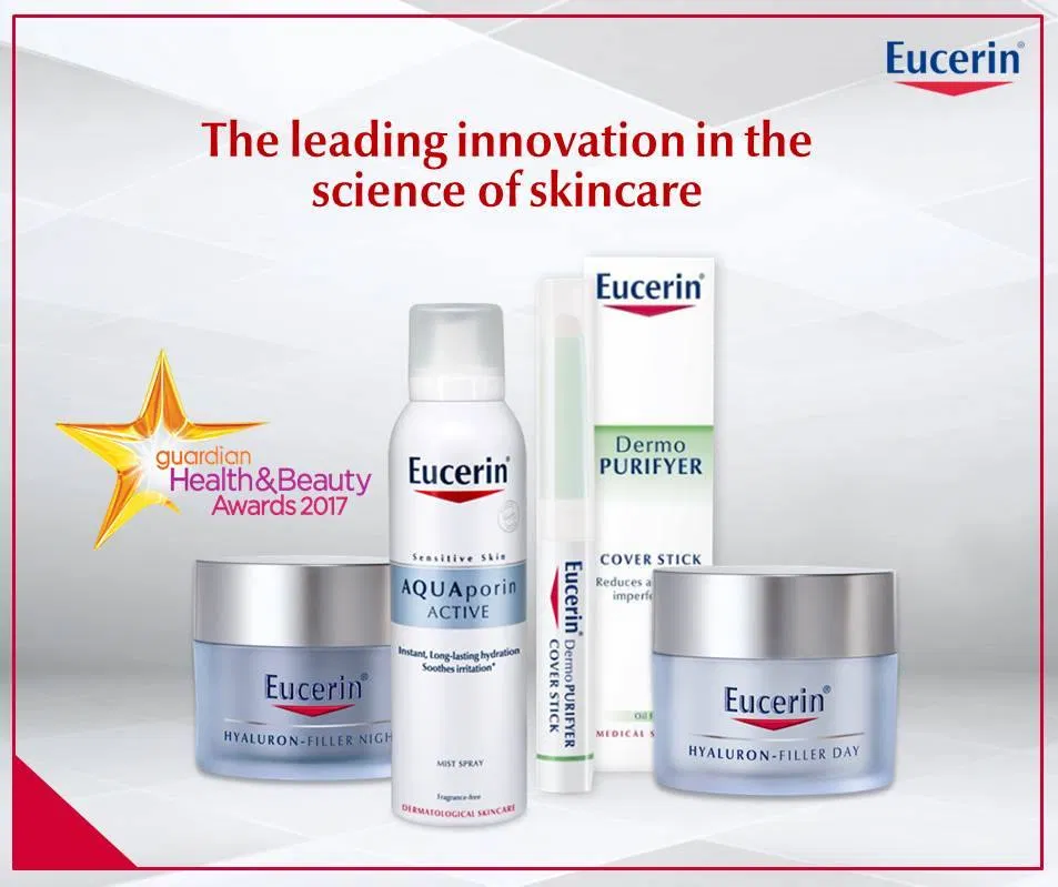 Mỹ phẩm Eucerin là thương hiệu đi đầu về cải tiến khoa học trong việc dưỡng da, được công nhận vởi Guardian Health&Beauty Awards 2017. (Nguồn: Internet) Mỹ phẩm Eucerin là thương hiệu đi đầu về cải tiến khoa học trong việc dưỡng da, được công nhận vởi Guardian Health&Beauty Awards 2017. (Nguồn: Internet)