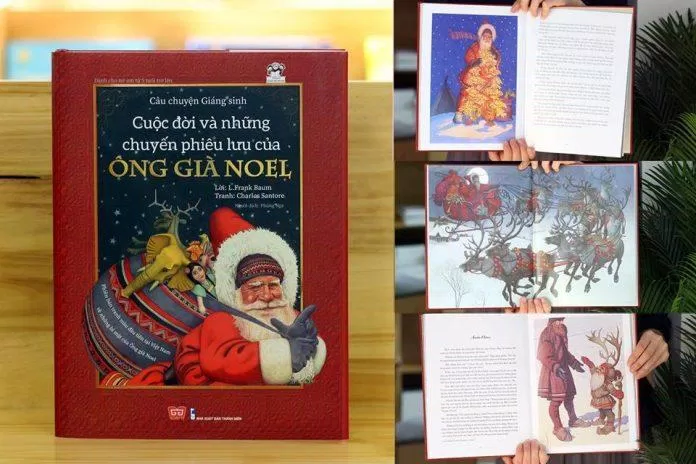 Bìa sách Cuộc đời và những chuyến phiêu lưu của ông già Noel (Nguồn: Internet)