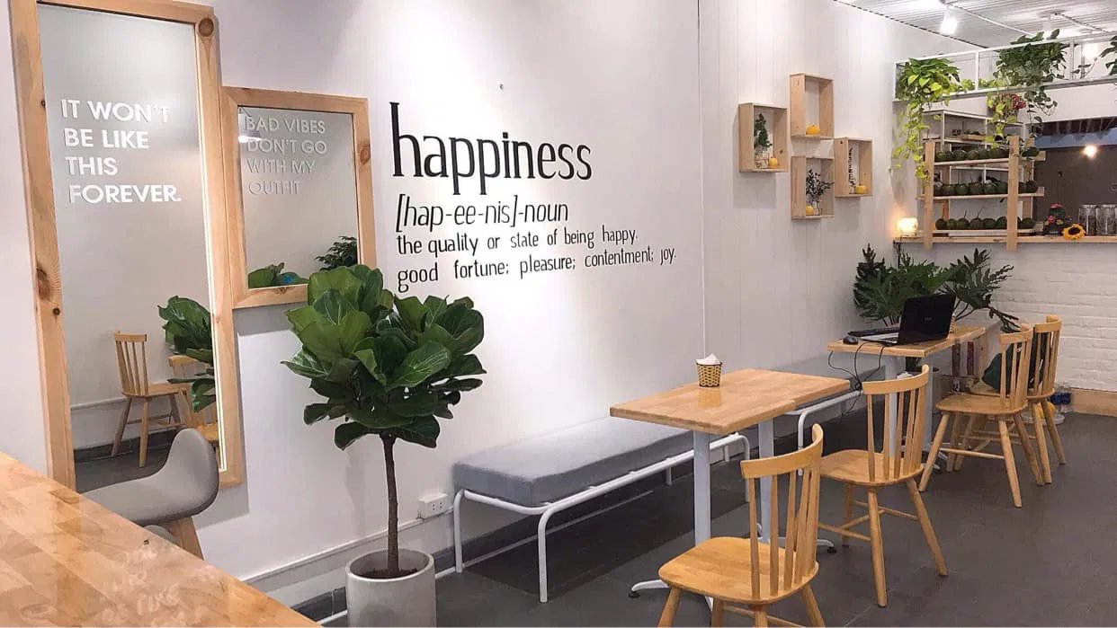 Không gian quán nhìn từ bên ngoài