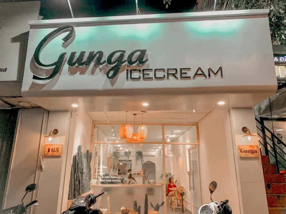 Quán kem Gunga Ice cream cực cute. (Ảnh: Internet) Quán kem Gunga Ice cream cực cute. (Ảnh: Internet)