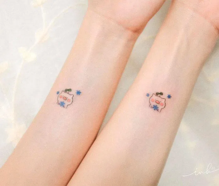 Hình xăm đẹp cho cặp bestie. (Ảnh: Internet) Hình xăm đẹp cho cặp bestie. (Ảnh: Internet)
