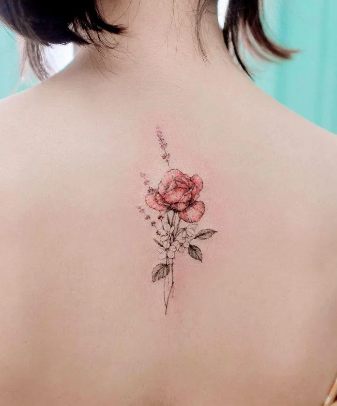 Mẫu hình xăm đẹp cho nữ. (Ảnh: Nguyễn Thị Hải Hà) Mẫu hình xăm đẹp cho nữ. (Ảnh: Nguyễn Thị Hải Hà)