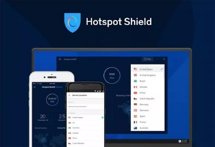 HotspotShield (Nguồn: Internet). HotspotShield (Nguồn: Internet).