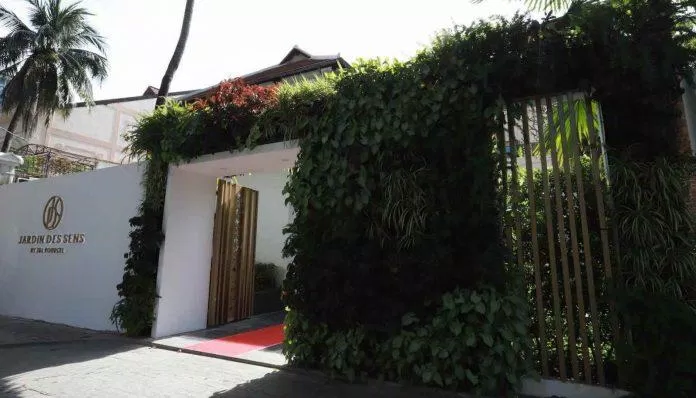 Không gian xanh mát của nhà hàng Jardin Des Sens Saigon (Ảnh: Internet). Không gian xanh mát của nhà hàng Jardin Des Sens Saigon (Ảnh: Internet).