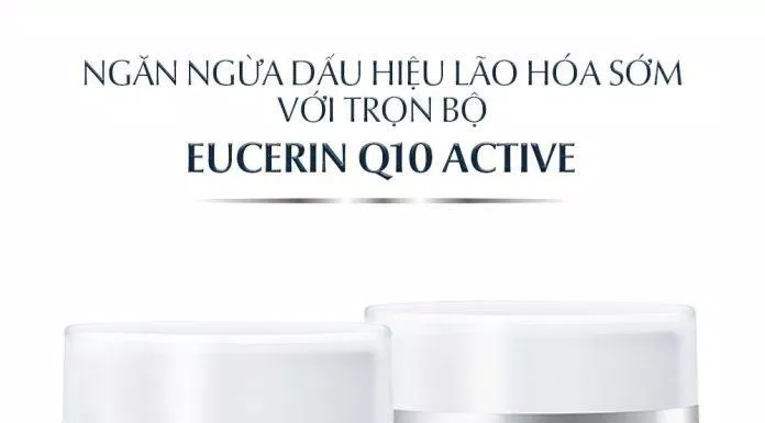 Bộ mỹ phẩm Eucerin Q10 ACTIVE dành cho da khô có dấu hiệu lão hóa sớm> (Nguồn: Internet)
