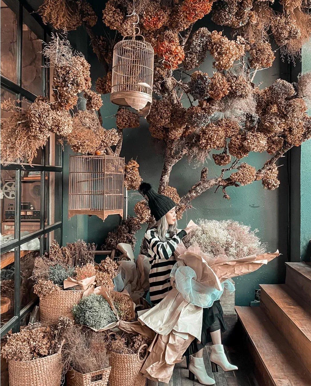 Tại Woodstock là có giàn hoa giấy rất ma mị (Nguồn: Internet)