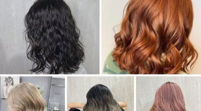 Các kiểu tóc uốn Hàn Quốc vừa trẻ trung vừa phá cách ở GacsMini Hair Spa. (Nguồn: Gác Mini)