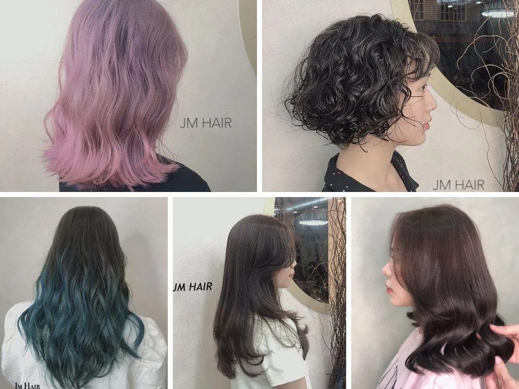 Các kiểu tóc uốn ở JM Hair Salon. (Nguồn: JM Hair Salon)
