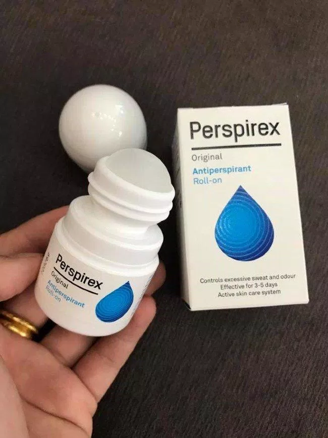 Lăn khử mùi Perspirex giúp bạn lấy lại sự tin cho vùng da dưới cánh tay. (nguồn ảnh: Internet)