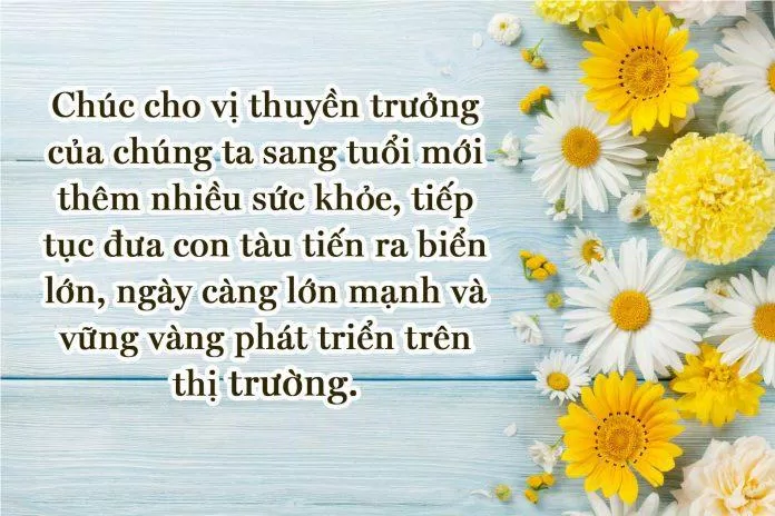 Lời chúc mừng sinh nhật sếp