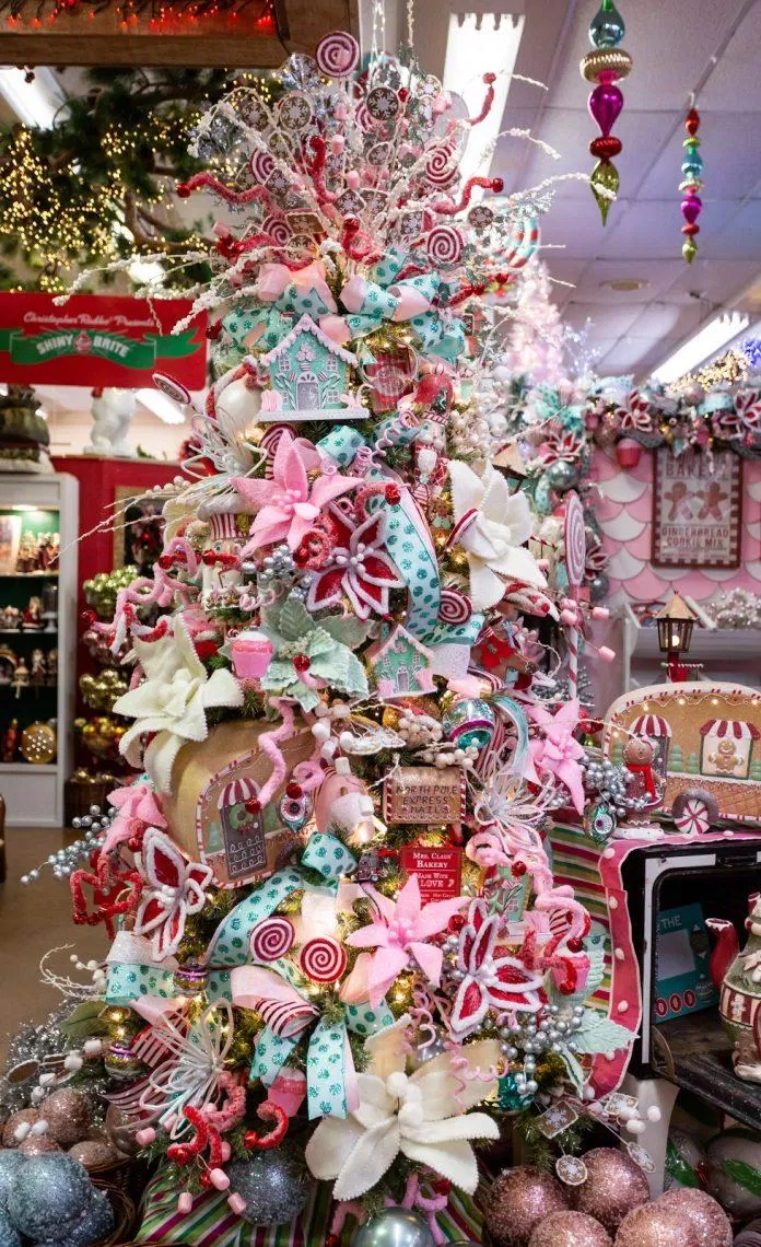 Cây thông Noel màu pastel dành cho những ai yêu thích kẹo ngọt (ảnh: internet)