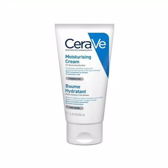 Mẫu thiết kế 56ml nhỏ gọn của kem dưỡng ẩm CeraVe (Ảnh: Internet).