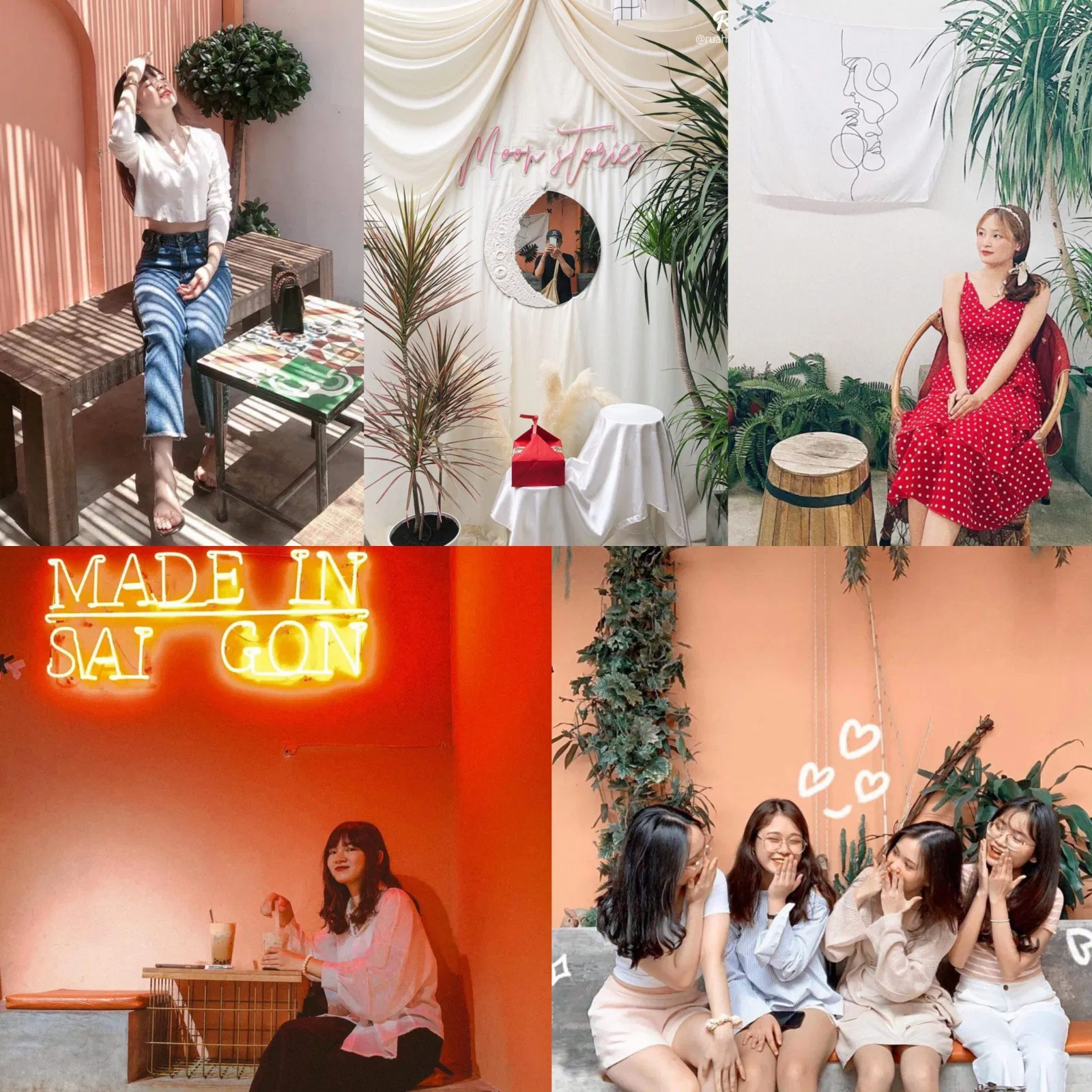 Mê ly các góc sống ảo tại quán (Ảnh: Internet).