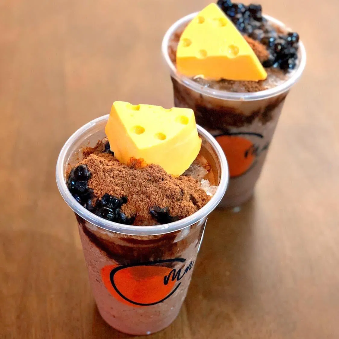 Cacao dầm kèm trân châu và thạch phô mai (Ảnh: Internet).