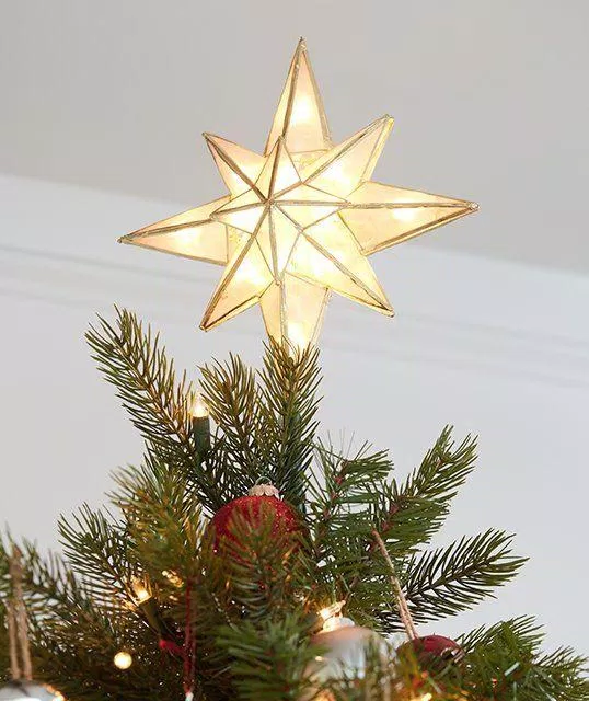 Ngôi sao trang trí cây thông Noel (Ảnh: Internet)