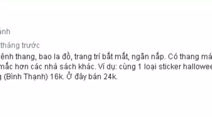 Đánh giá của khách hàng về Nhà sách Xuân Thu. (Nguồn: Internet)