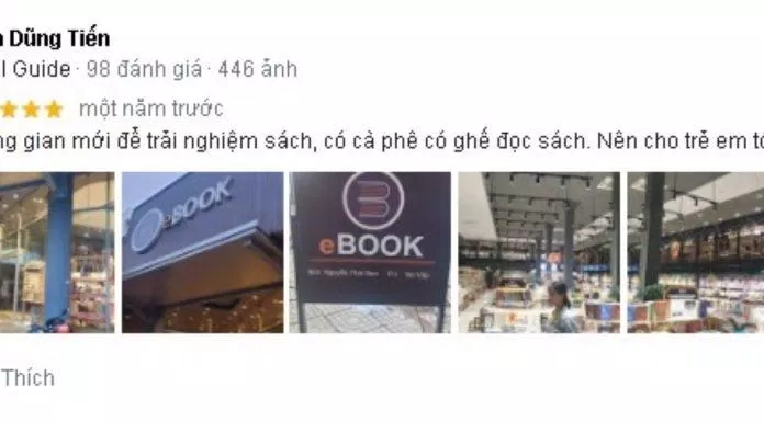 Đánh giá của khách hàng về nhà sách Ebook. (Nguồn: BlogAnChoi)