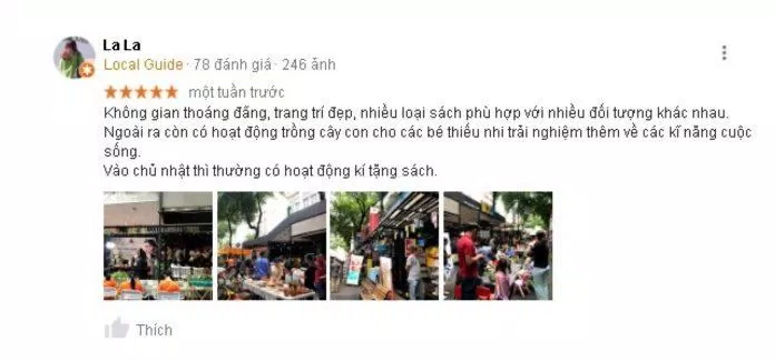 Đánh giá của khách hàng về đường sách Nguyễn Văn Bình. (Nguồn:  TinhVe)