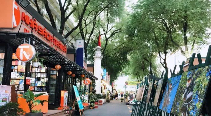 Đường sách Nguyễn Văn Bình. (Nguồn: Internet)