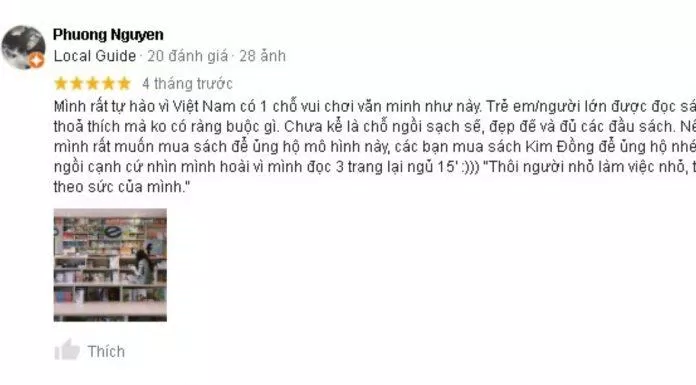 Đánh giá của khách hàng về trung tâm sách Kim Đồng. (Nguồn: BlogAnChoi)