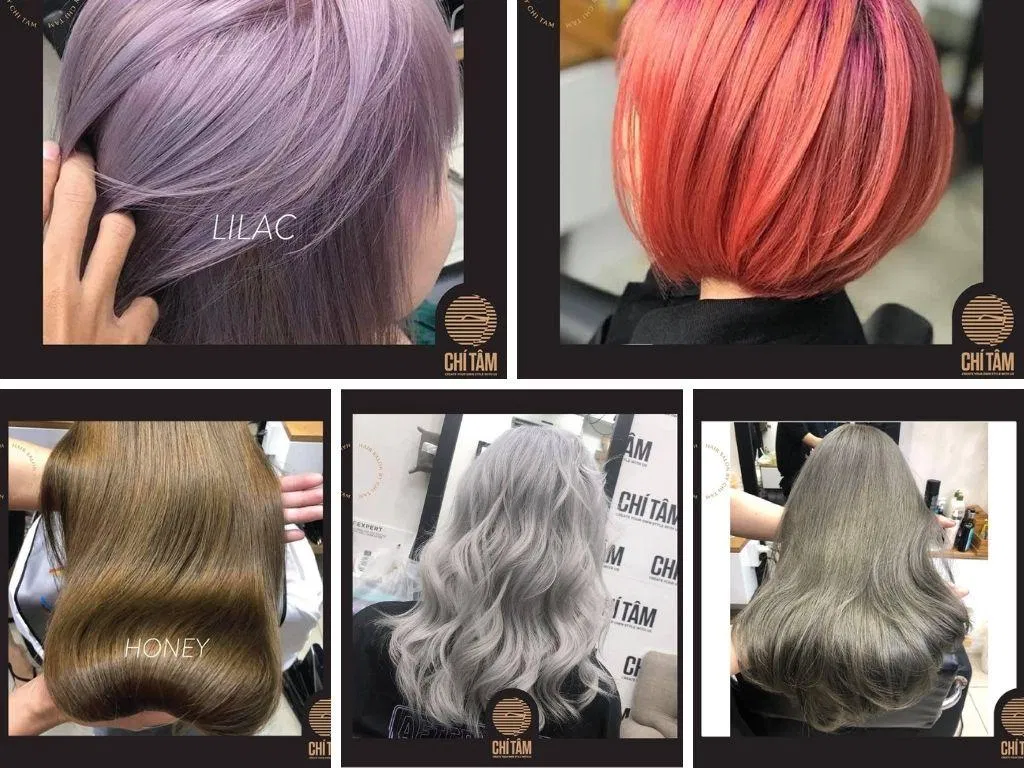 Các màu nhuộm tóc tại Chí Tâm Hair Salon. (Nguồn: Chí Tâm Hair Salon)