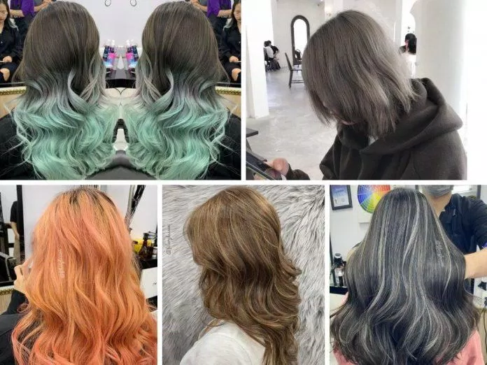 Các màu nhuộm tóc ở Fiberglassvn Salon. (Nguồn: Fiberglassvn)