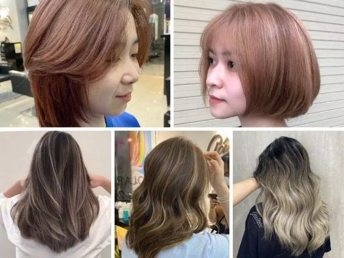 Các màu nhuộm tóc được yêu thích nhất tại Gác Mini. (Nguồn: Gác Mini Hair Spa)