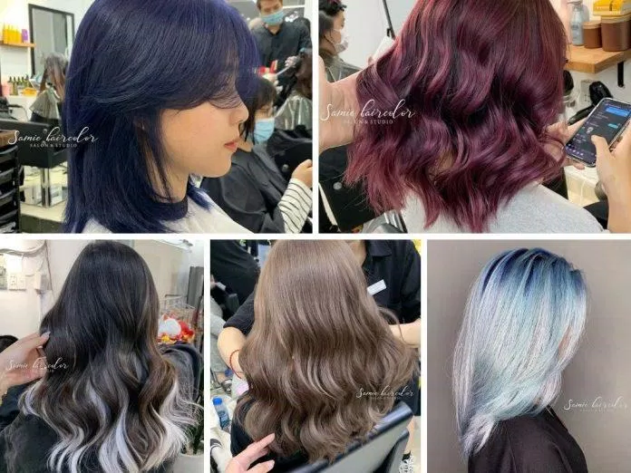 Samie Hair Salon chuyên nhuộm tóc và bắt trend các màu nhuộm mới cực kỳ nhanh. (Nguồn: Samie Hair Salon)