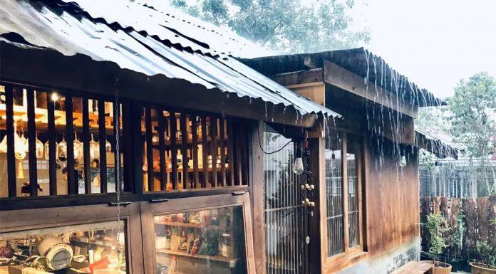 Góc nhỏ bình dị tại Ocha ngày mưa (Nguồn: Facebook Ocha Đà Lạt)
