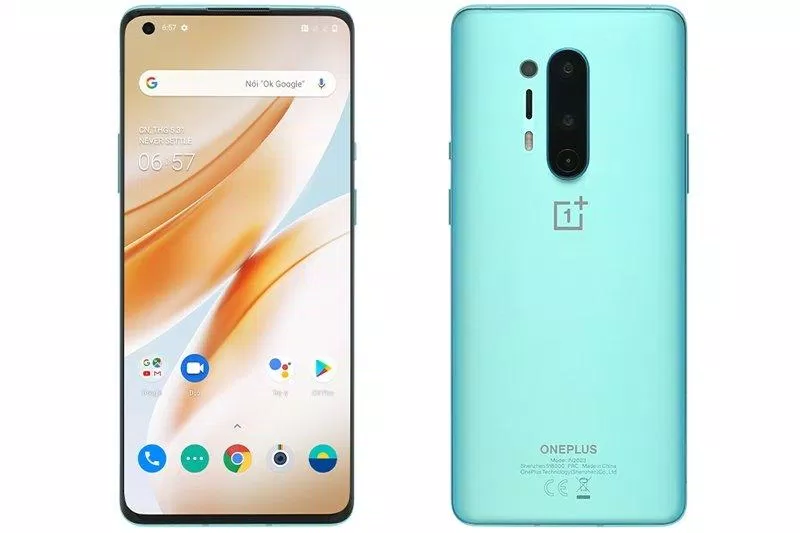 Oneplus 8 Pro với thiết kế khá đơn giản nhưng không kém phần tinh tế (ảnh: Internet)