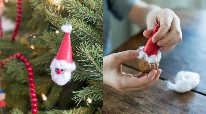 Ông già Noel nhỏ tự làm ( Ảnh: Internet)