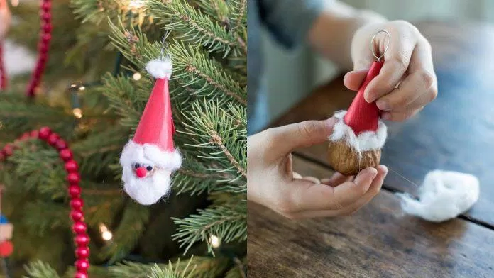 Ông già Noel nhỏ tự làm ( Ảnh: Internet)