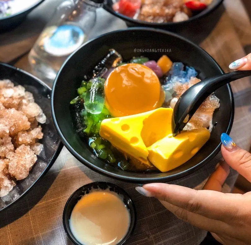 Còn đây là món chè phô mai Jerry ngon hết sảy của quán (Ảnh: Internet)