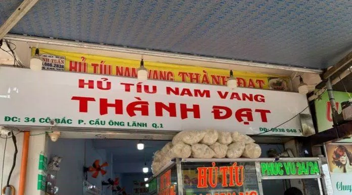Hủ tiếu Nam Vang Thành Đạt (nguồn: Local Guide Khánh Tùng Nguyễn)