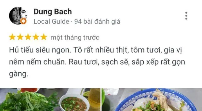 Đánh giá của khách hàng trên Google Maps (nguồn: BlogAnChoi)