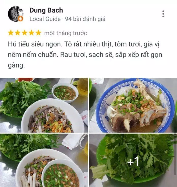 Đánh giá của khách hàng trên Google Maps (nguồn: TinhVe)