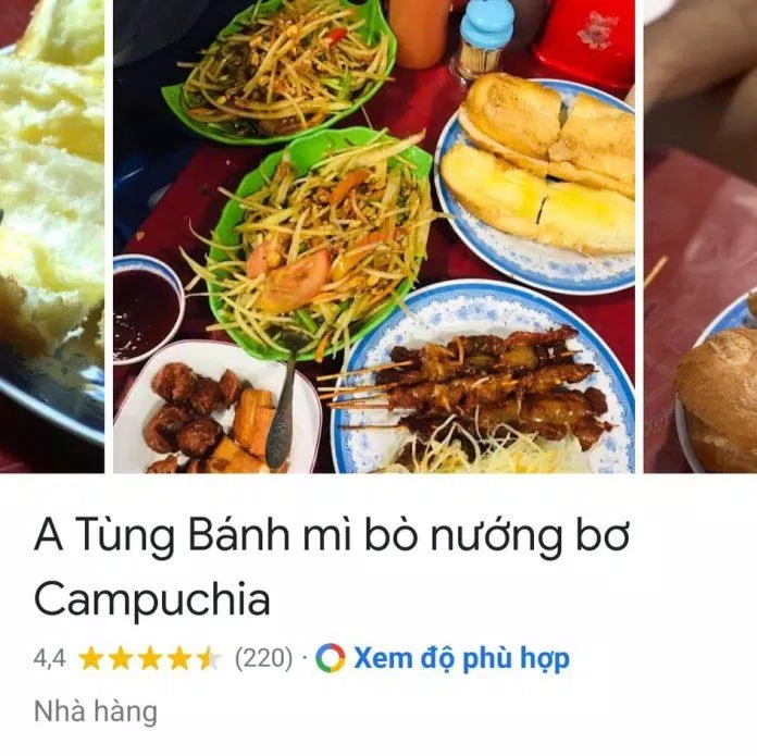 Đánh giá của khách hàng trên Google Maps (nguồn: TinhVe)