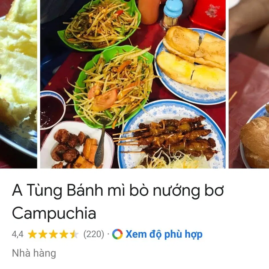 Đánh giá của khách hàng trên Google Maps (nguồn: BlogAnChoi)