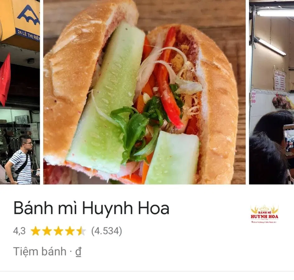 Đánh giá của khách hàng trên Google Maps (nguồn: BlogAnChoi)