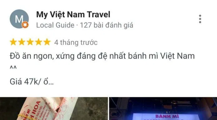 Đánh giá của khách hàng trên Google Maps (nguồn: BlogAnChoi)