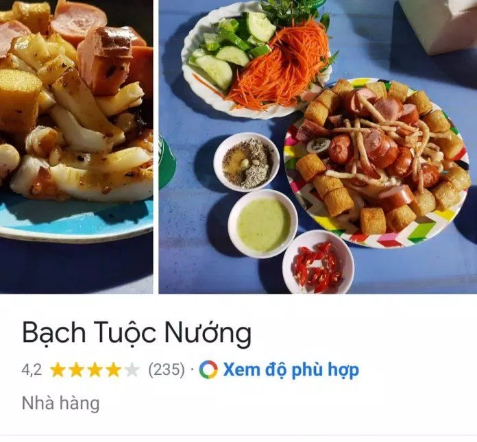 Đánh giá của khách hàng trên Google Maps (nguồn: TinhVe)