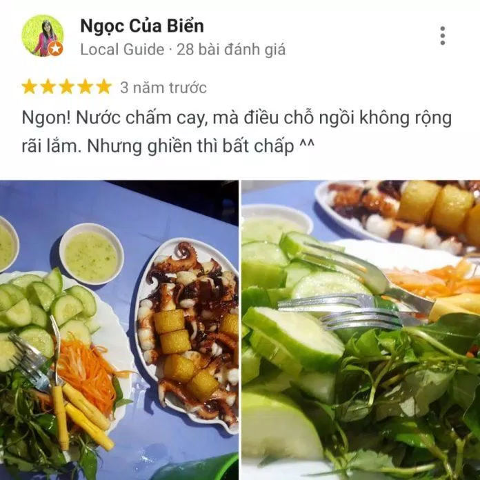 Đánh giá của khách hàng trên Google Maps (nguồn: TinhVe)