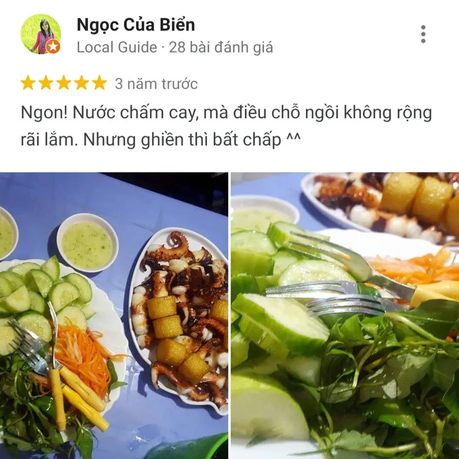 Đánh giá của khách hàng trên Google Maps (nguồn: BlogAnChoi)